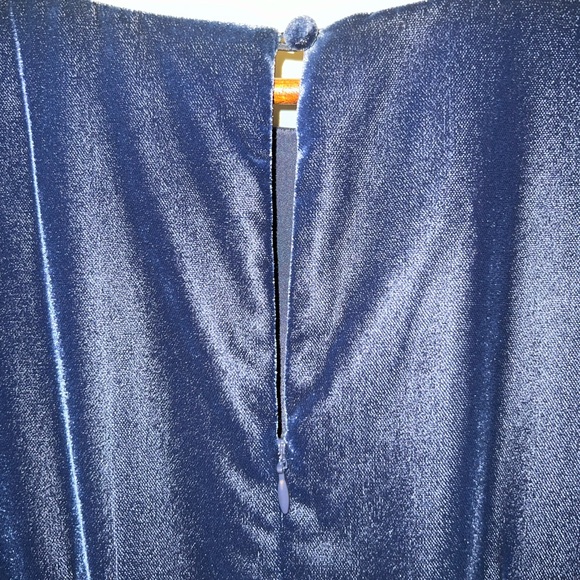 NWT J.Crew Navy Velvet Shift Dress (Size 4) - Picture 12 of 14